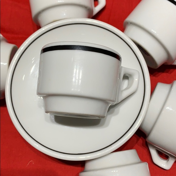 Vintage porcelains Veracruz Brazil espresso 6 set - Picture 2 of 8